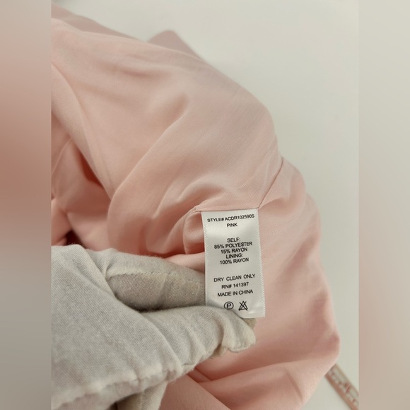 Astr The Label Alisanne Boatneck Satin Mini Formal Dress Pink Sz M NWT - Picture 7 of 13